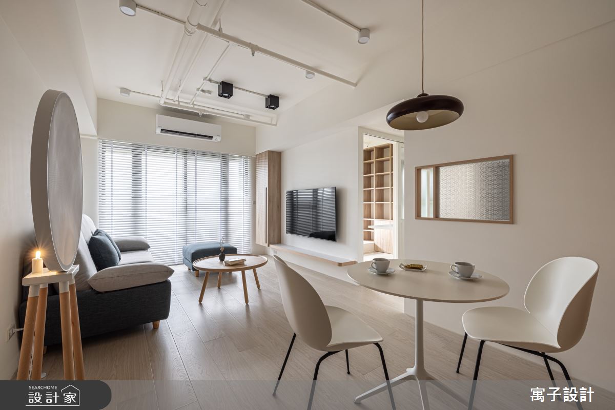 30坪新成屋(5年以下)＿北歐風餐廳案例圖片＿寓子設計＿寓子_窩窩暖心之3