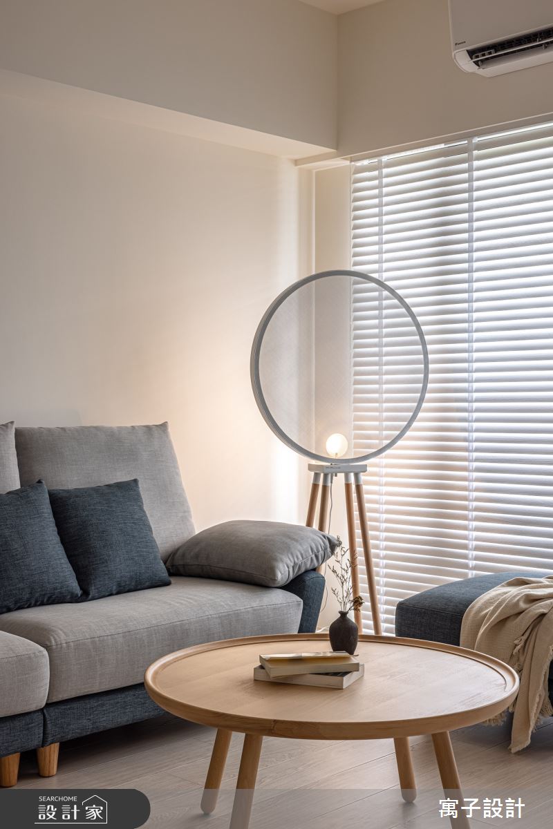 30坪新成屋(5年以下)＿北歐風客廳案例圖片＿寓子設計＿寓子_窩窩暖心之9