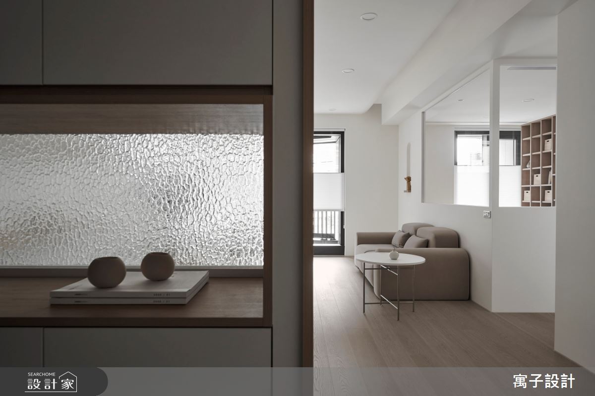 34坪新成屋(5年以下)＿北歐風玄關案例圖片＿寓子設計＿寓子_裊裊樂章之1