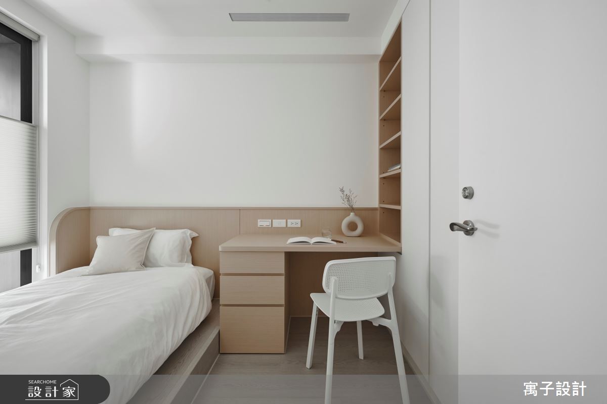 34坪新成屋(5年以下)＿北歐風臥室案例圖片＿寓子設計＿寓子_裊裊樂章之12