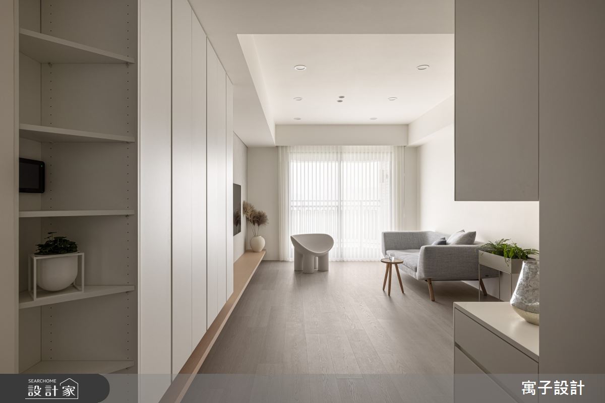 28坪新成屋(5年以下)＿北歐風玄關案例圖片＿寓子設計＿寓子_漾漾之1