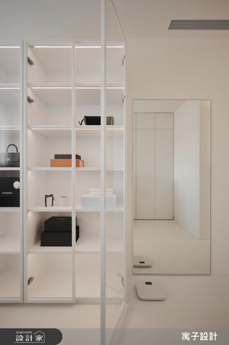 26坪新成屋(5年以下)＿北歐風更衣間案例圖片＿寓子設計＿寓子_彼方之15