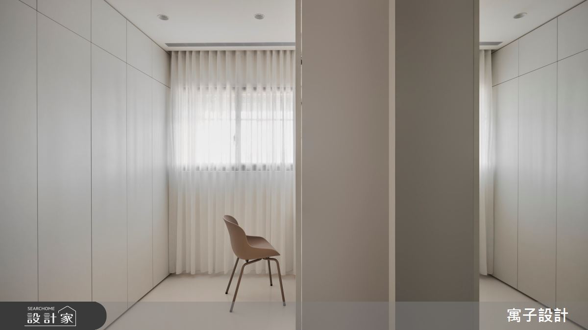26坪新成屋(5年以下)＿北歐風更衣間案例圖片＿寓子設計＿寓子_彼方之16