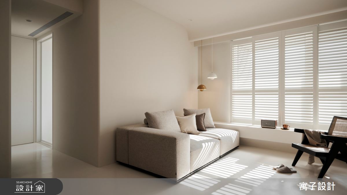 26坪新成屋(5年以下)＿北歐風客廳案例圖片＿寓子設計＿寓子_彼方之8