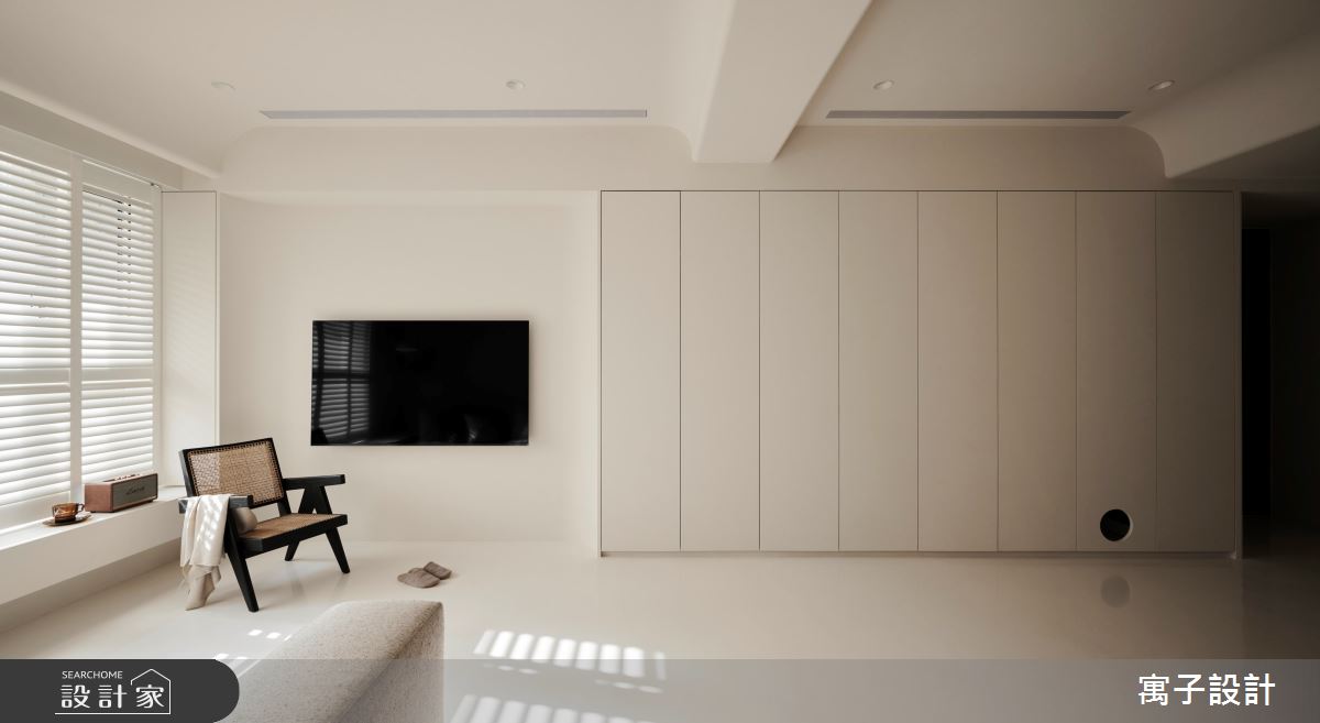 26坪新成屋(5年以下)＿北歐風客廳案例圖片＿寓子設計＿寓子_彼方之9