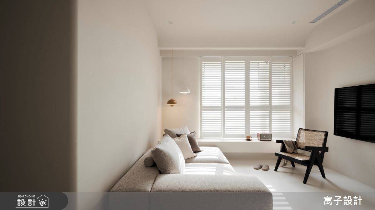 26坪新成屋(5年以下)＿北歐風客廳案例圖片＿寓子設計＿寓子_彼方之7