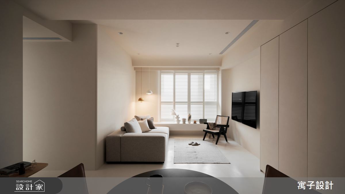 26坪新成屋(5年以下)＿北歐風客廳案例圖片＿寓子設計＿寓子_彼方之6