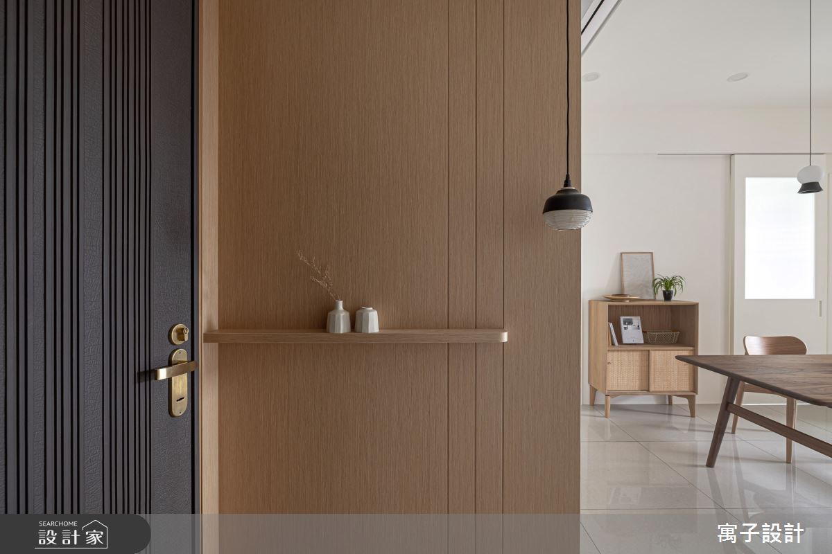 56坪新成屋(5年以下)＿北歐風玄關案例圖片＿寓子設計＿寓子_脈脈之6