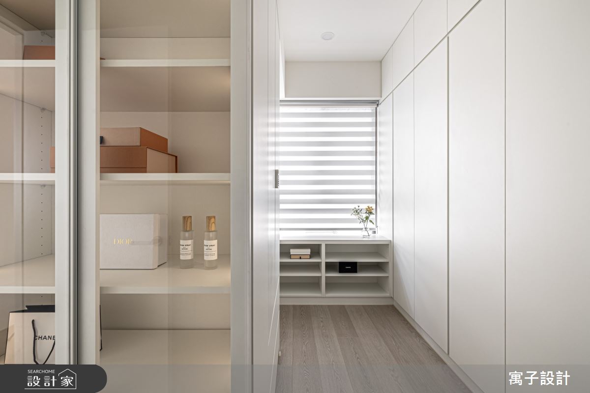 56坪新成屋(5年以下)＿北歐風更衣間案例圖片＿寓子設計＿寓子_脈脈之12