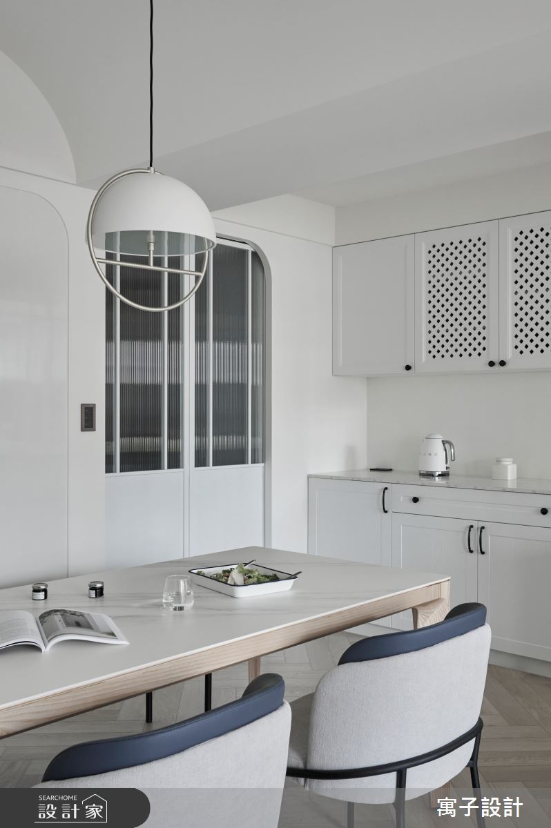 35坪新成屋(5年以下)＿北歐風餐廳廚房案例圖片＿寓子設計＿寓子_初見之4