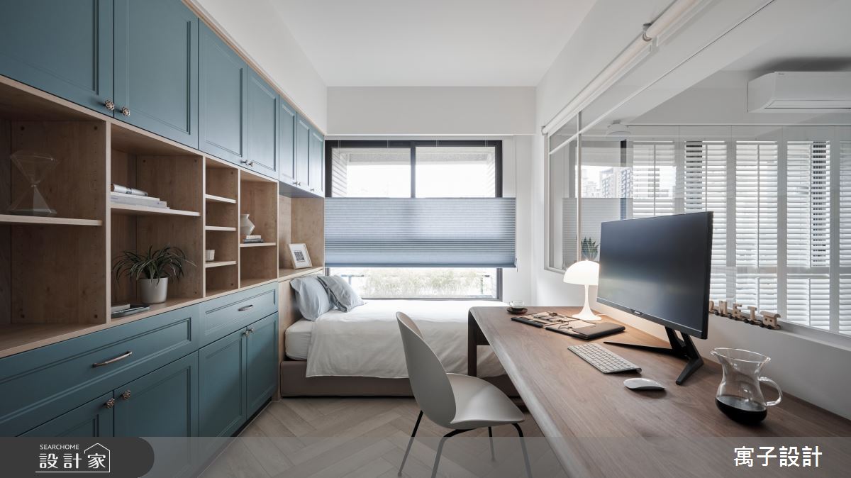 35坪新成屋(5年以下)＿北歐風臥室書房工作區客房多功能室案例圖片＿寓子設計＿寓子_初見之6
