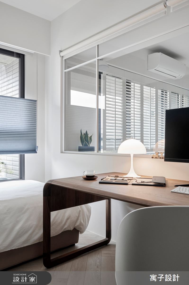 35坪新成屋(5年以下)＿北歐風臥室書房工作區多功能室案例圖片＿寓子設計＿寓子_初見之7