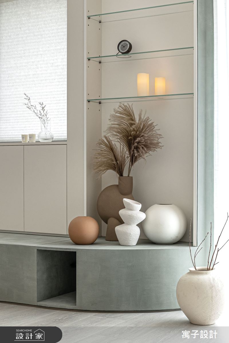 18坪新成屋(5年以下)＿北歐風客廳案例圖片＿寓子設計＿寓子_曼曼香草之5