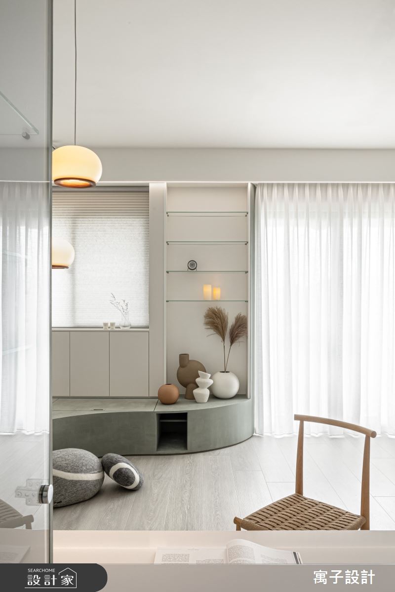 18坪新成屋(5年以下)＿北歐風客廳案例圖片＿寓子設計＿寓子_曼曼香草之6