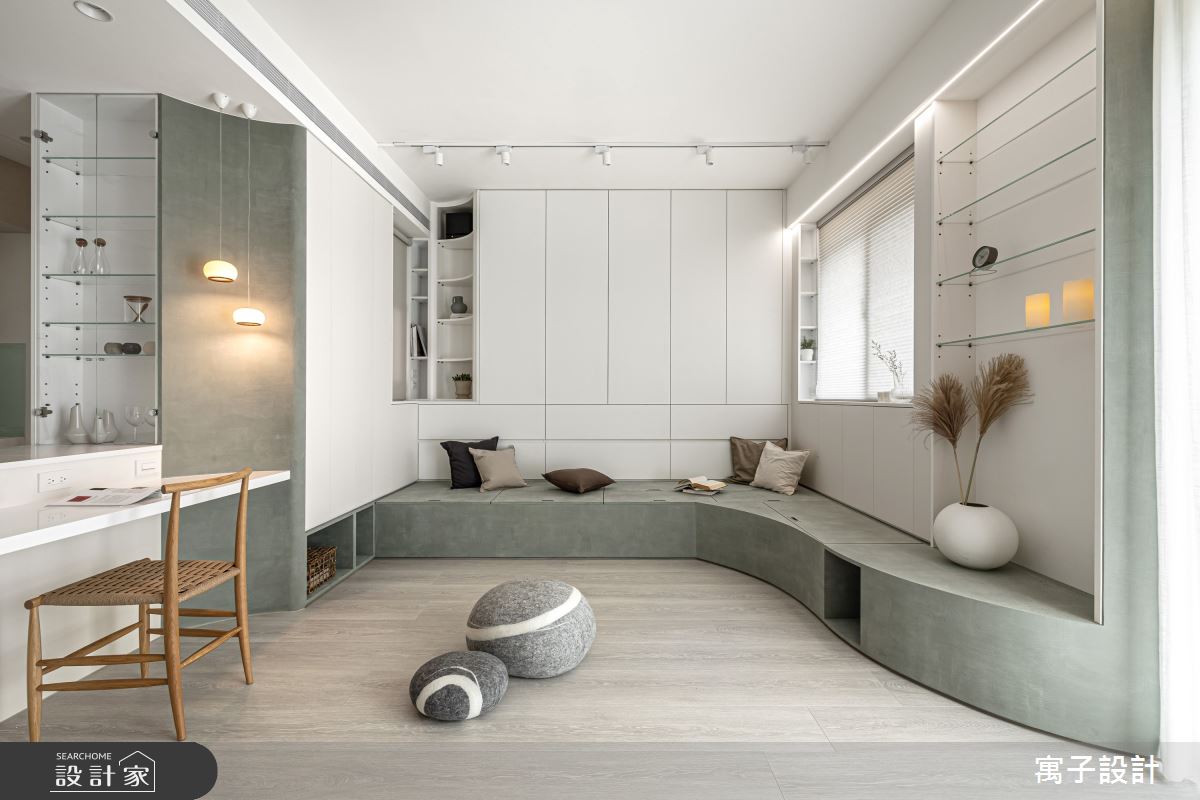 18坪新成屋(5年以下)＿北歐風客廳餐廳案例圖片＿寓子設計＿寓子_曼曼香草之7