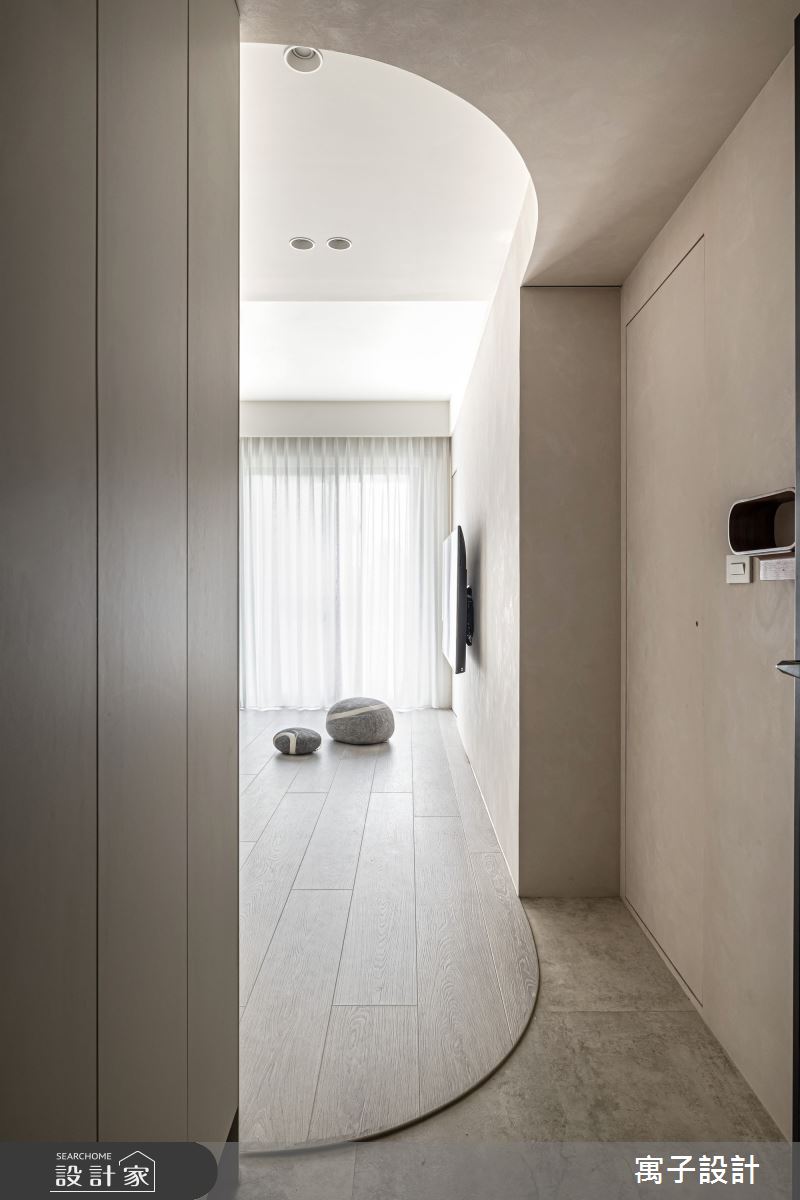 18坪新成屋(5年以下)＿北歐風玄關案例圖片＿寓子設計＿寓子_曼曼香草之1