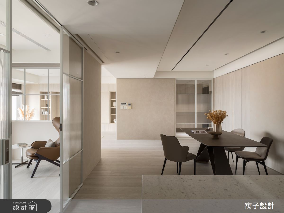 65坪新成屋(5年以下)＿北歐風餐廳書房工作區案例圖片＿寓子設計＿寓子_謐謐沁居之4