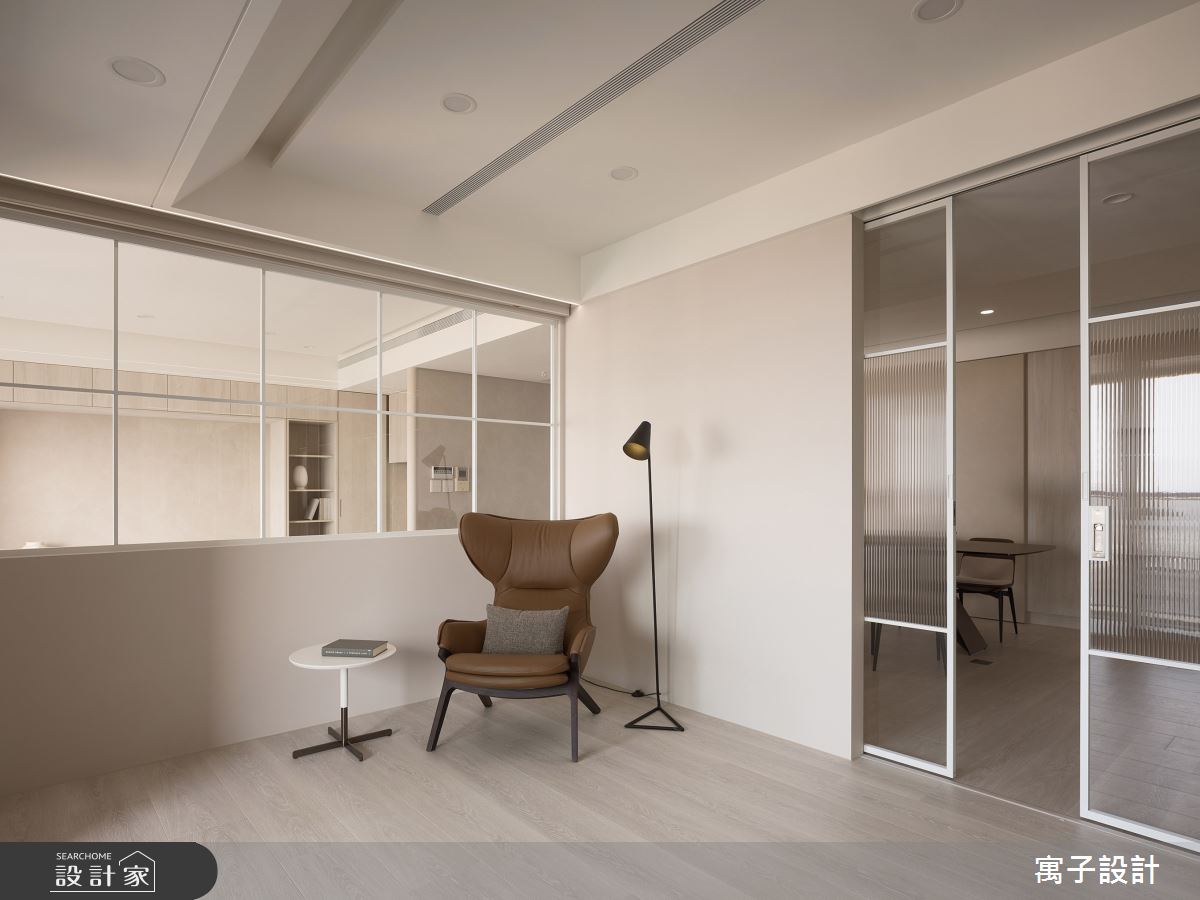 65坪新成屋(5年以下)＿北歐風書房工作區案例圖片＿寓子設計＿寓子_謐謐沁居之6