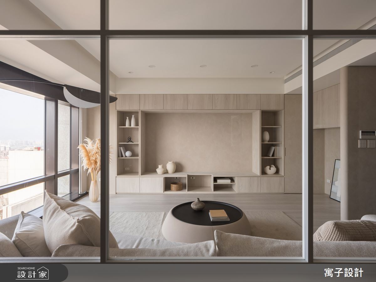 65坪新成屋(5年以下)＿北歐風客廳案例圖片＿寓子設計＿寓子_謐謐沁居之7