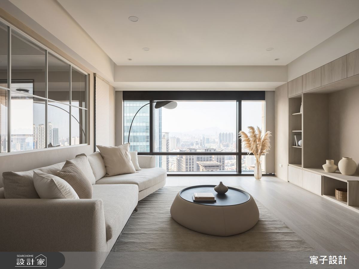 65坪新成屋(5年以下)＿北歐風客廳案例圖片＿寓子設計＿寓子_謐謐沁居之8
