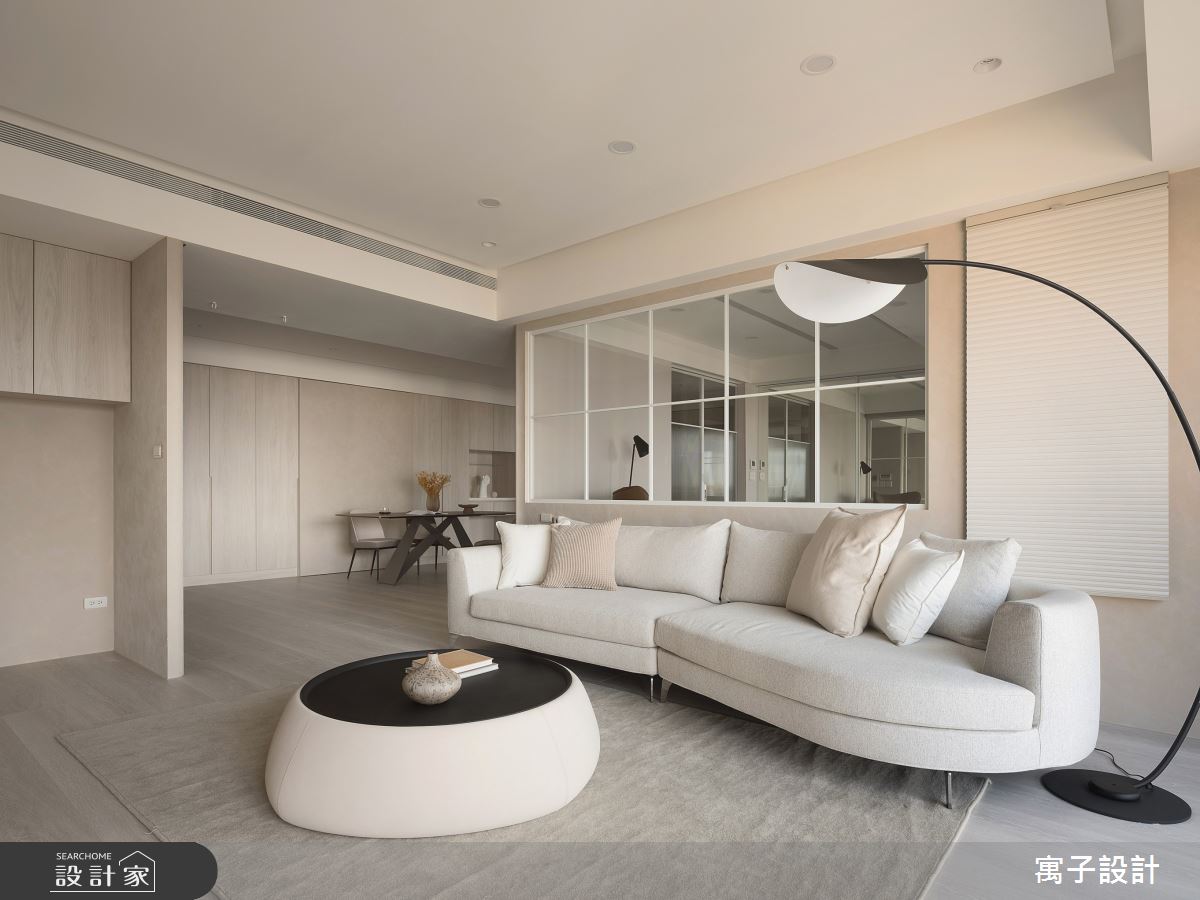65坪新成屋(5年以下)＿北歐風客廳餐廳案例圖片＿寓子設計＿寓子_謐謐沁居之9