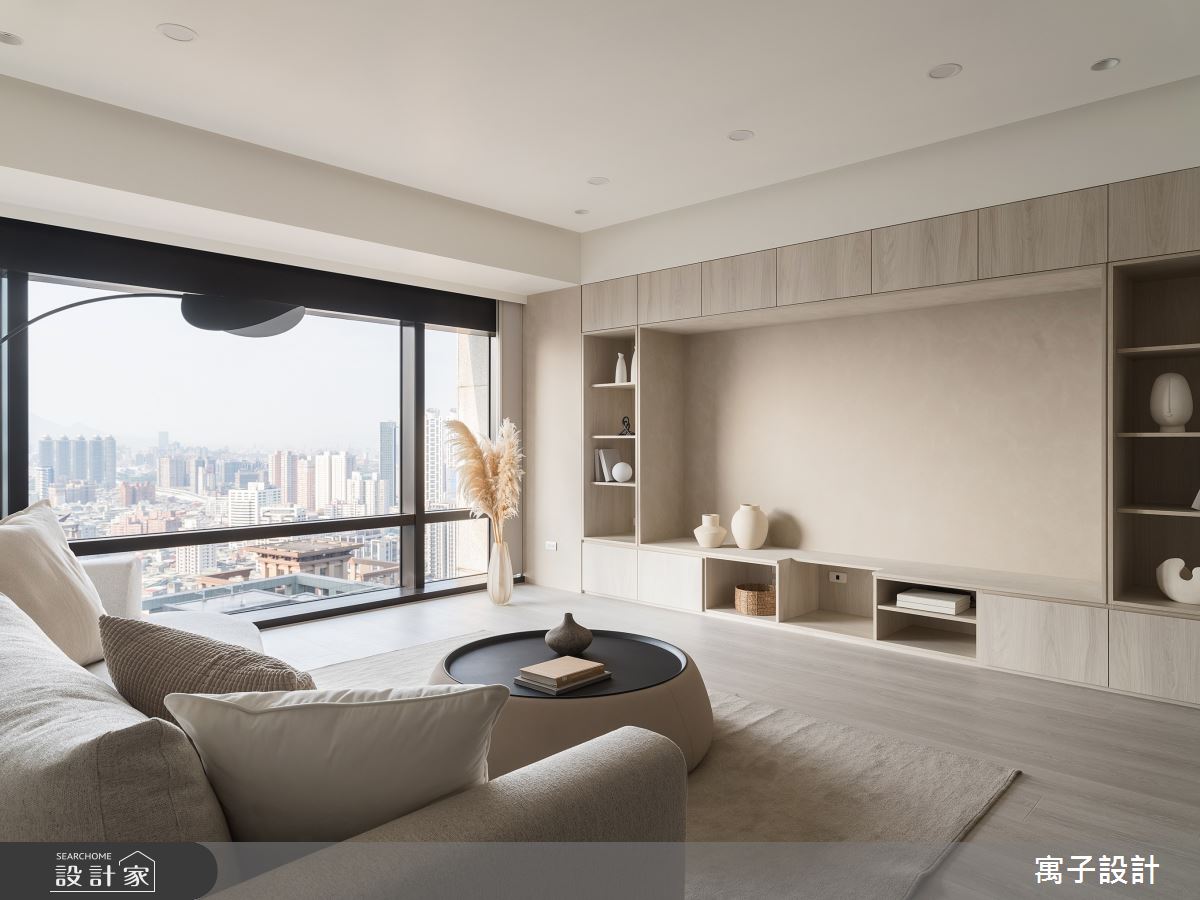 65坪新成屋(5年以下)＿北歐風客廳案例圖片＿寓子設計＿寓子_謐謐沁居之12