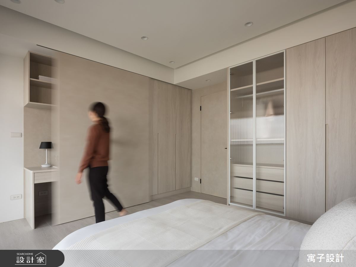 65坪新成屋(5年以下)＿北歐風臥室案例圖片＿寓子設計＿寓子_謐謐沁居之13
