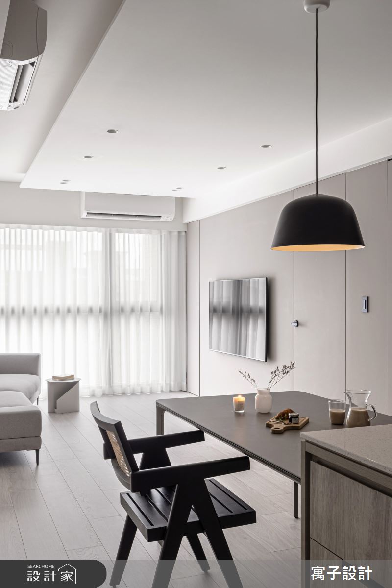 40坪新成屋(5年以下)＿北歐風客廳餐廳案例圖片＿寓子設計＿寓子_記憶之6