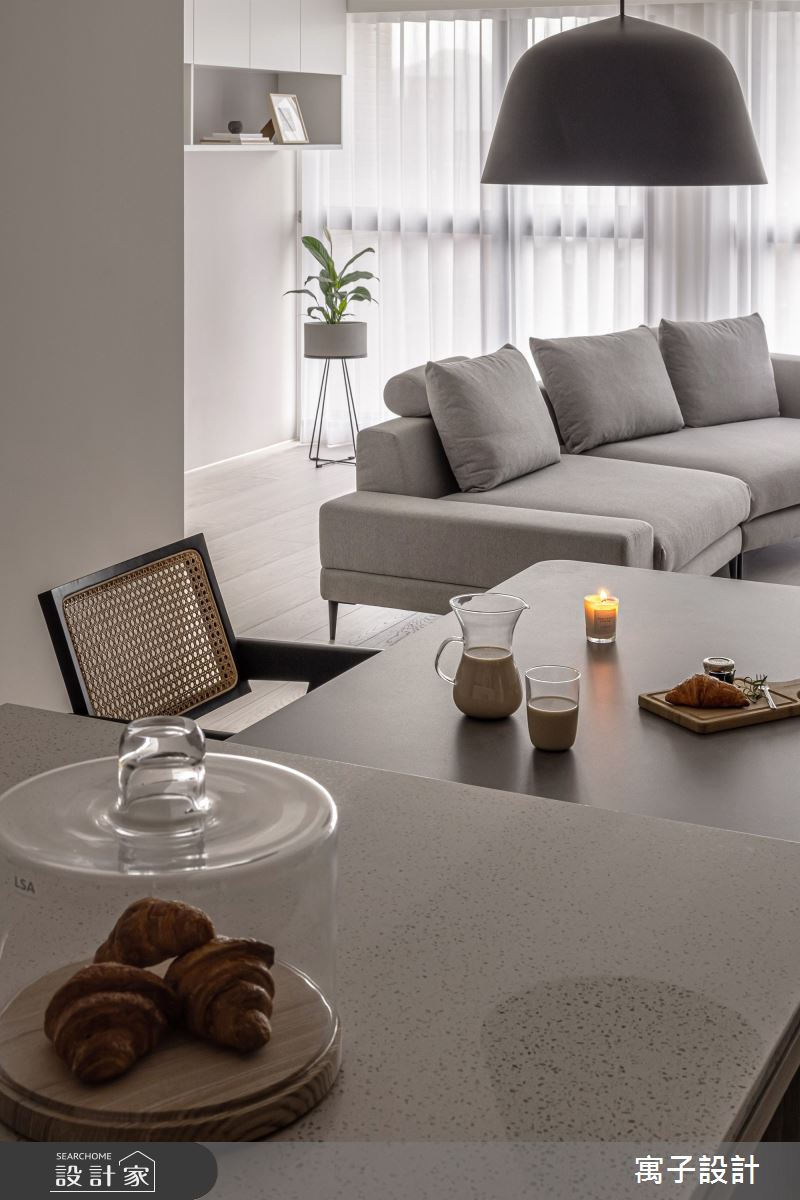 40坪新成屋(5年以下)＿北歐風客廳餐廳案例圖片＿寓子設計＿寓子_記憶之5
