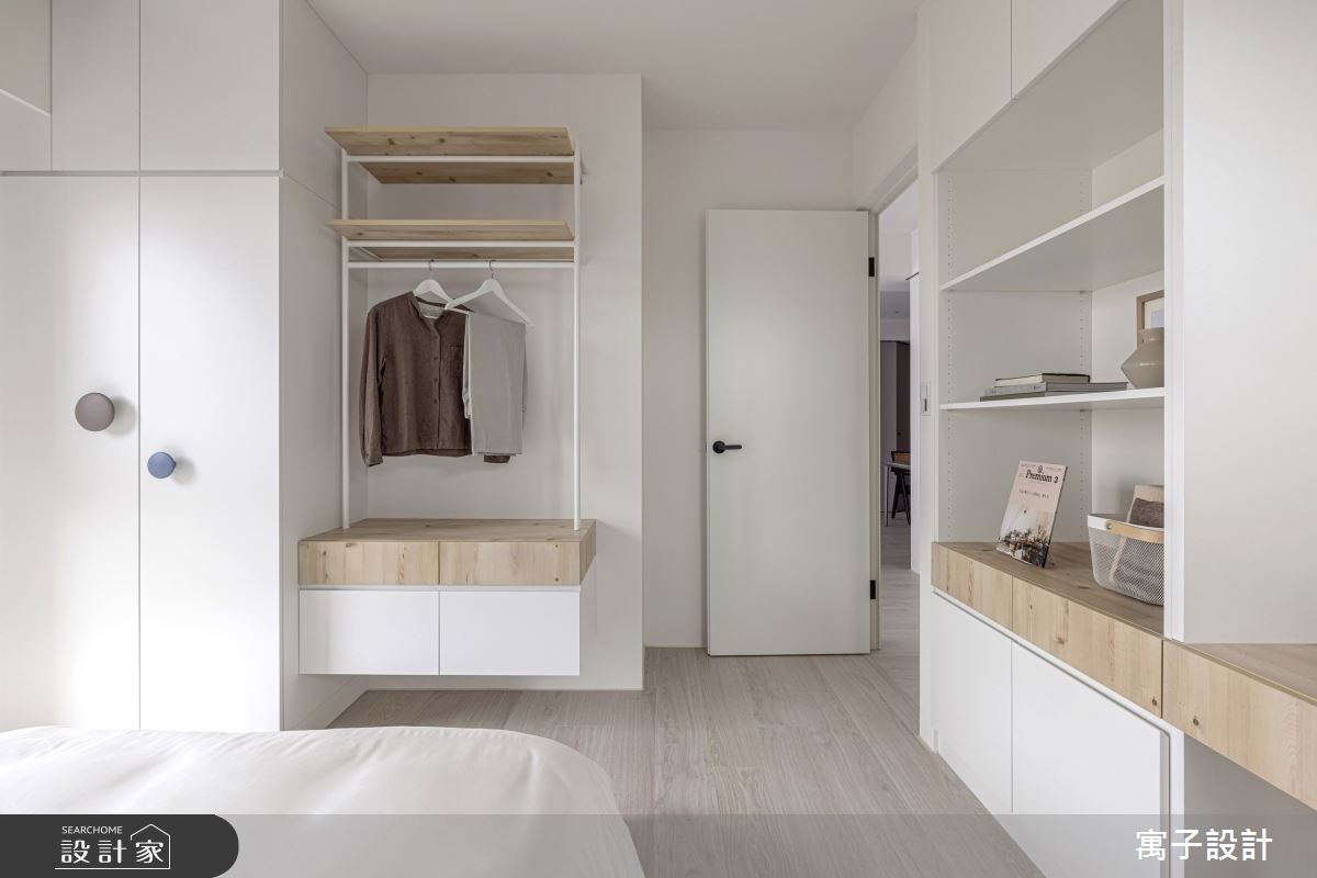 40坪新成屋(5年以下)＿北歐風臥室案例圖片＿寓子設計＿寓子_記憶之17