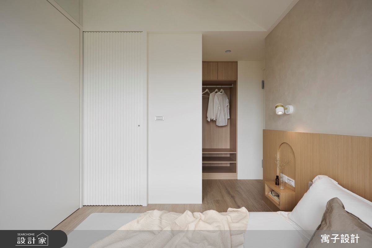30坪新成屋(5年以下)＿北歐風臥室案例圖片＿寓子設計＿寓子_伴隨之15