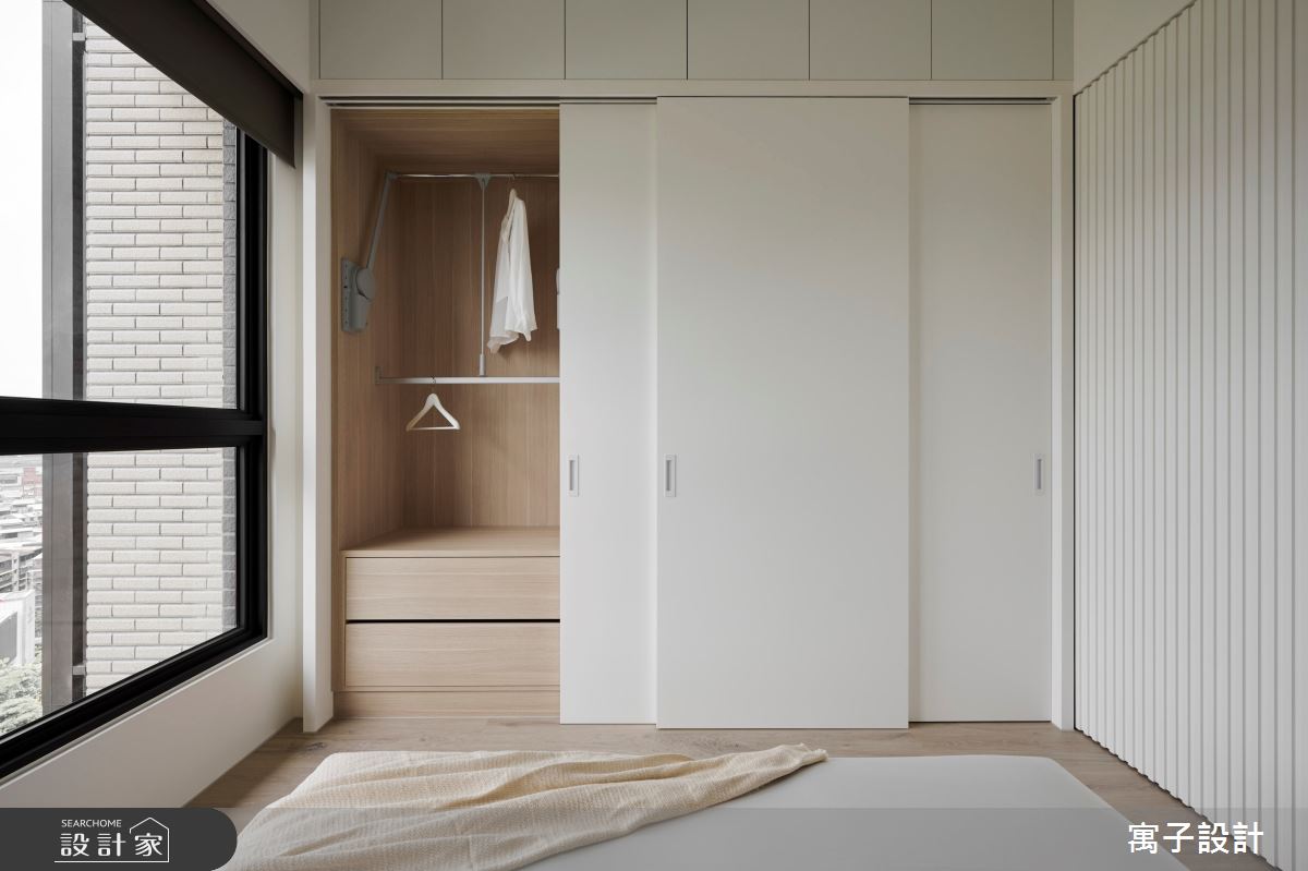 30坪新成屋(5年以下)＿北歐風臥室案例圖片＿寓子設計＿寓子_伴隨之16