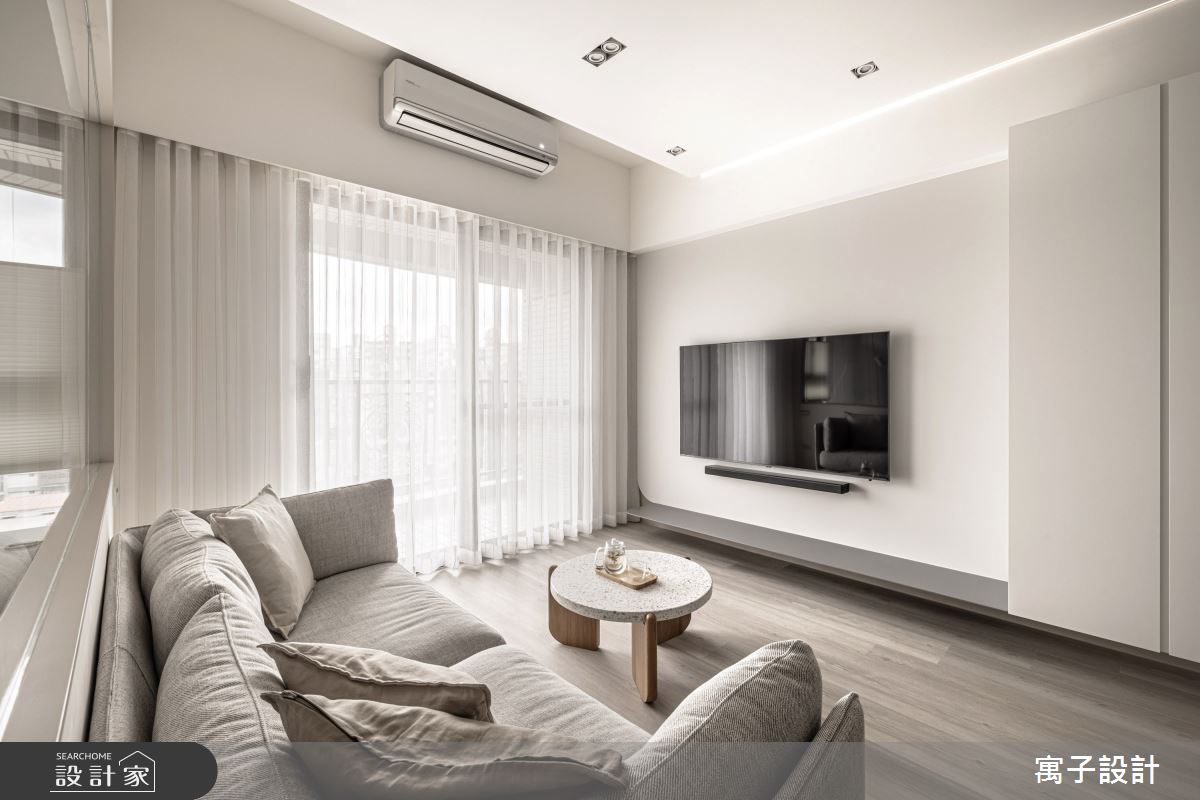 30坪新成屋(5年以下)＿北歐風客廳案例圖片＿寓子設計＿寓子_凝望之6