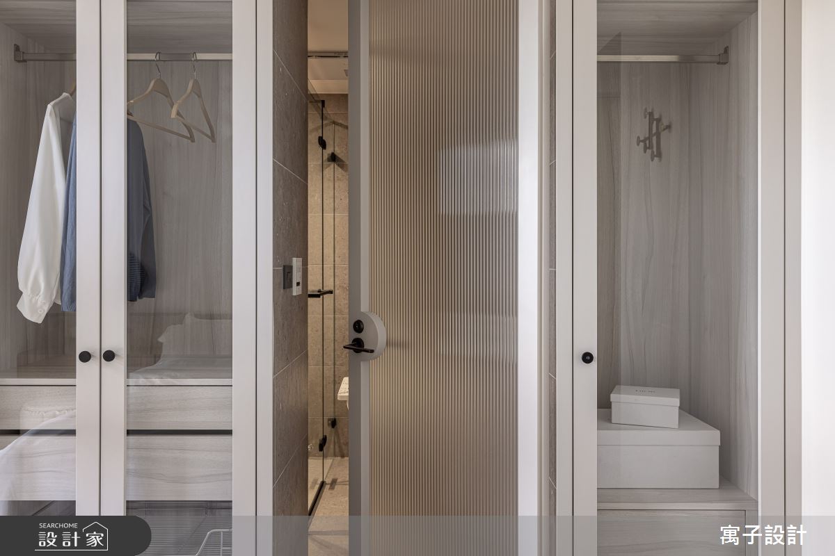 25坪新成屋(5年以下)＿北歐風臥室浴室案例圖片＿寓子設計＿寓子_一如往常之11