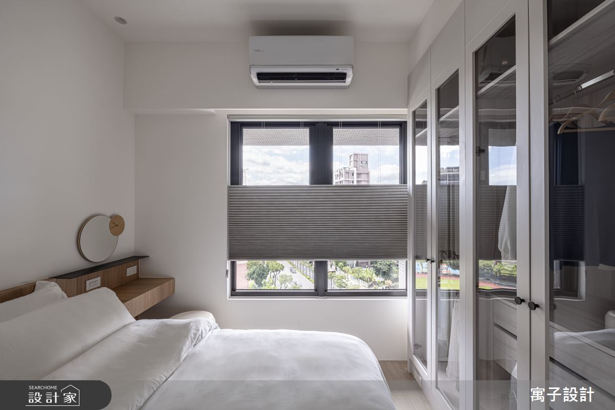 25坪新成屋(5年以下)＿北歐風臥室案例圖片＿寓子設計＿寓子_一如往常之12