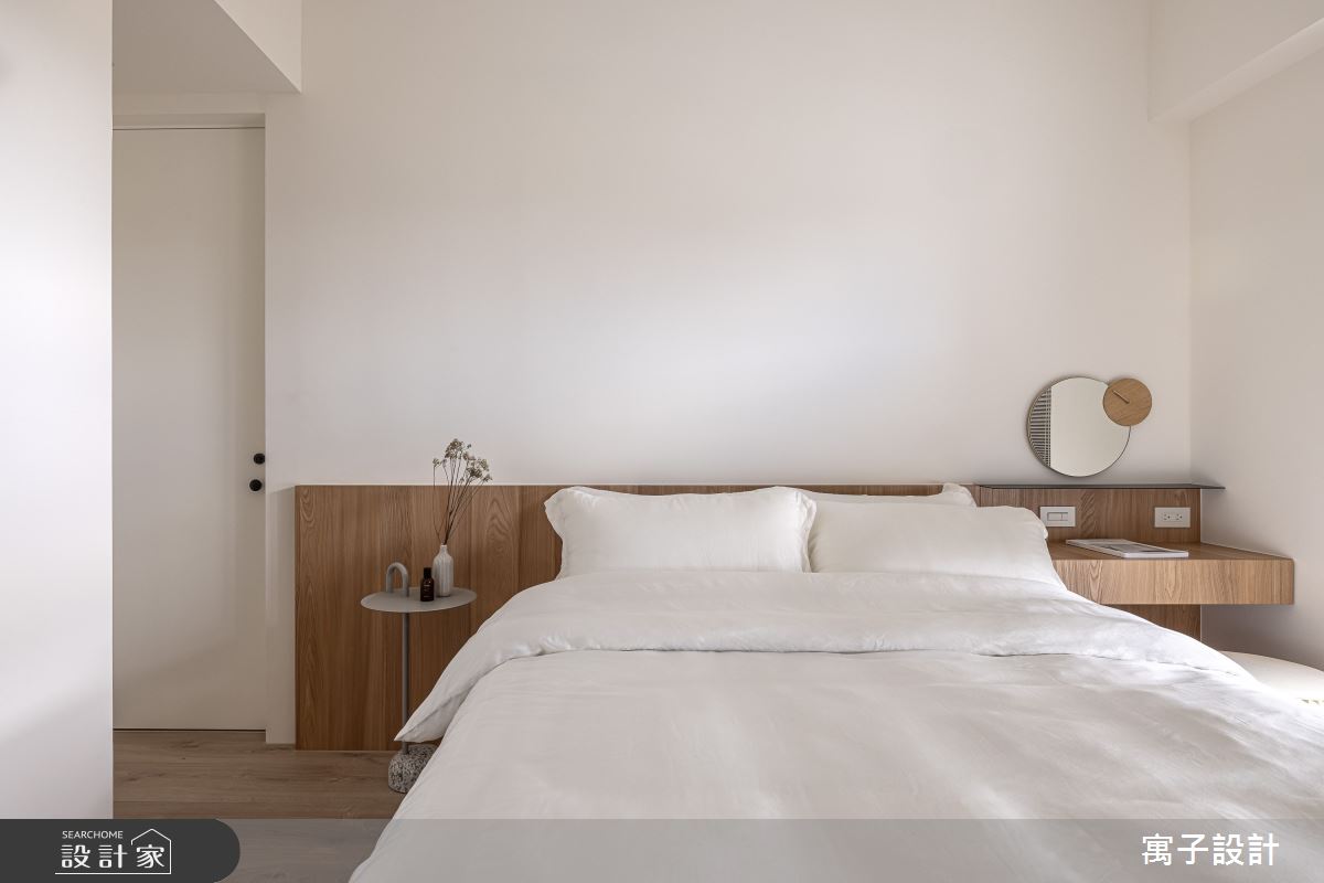 25坪新成屋(5年以下)＿北歐風臥室案例圖片＿寓子設計＿寓子_一如往常之13