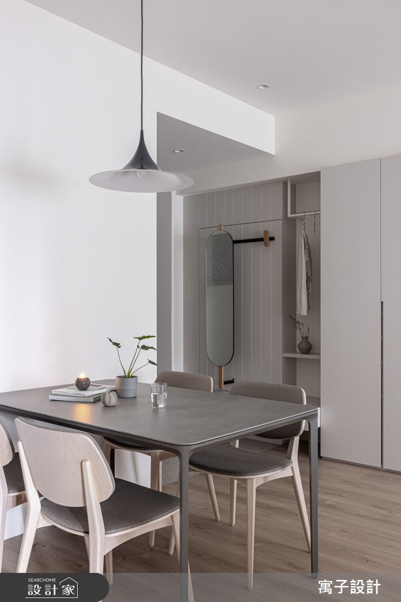 25坪新成屋(5年以下)＿北歐風玄關餐廳案例圖片＿寓子設計＿寓子_一如往常之4