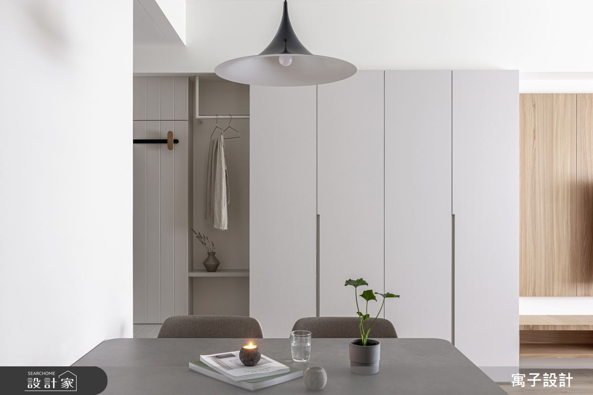 25坪新成屋(5年以下)＿北歐風玄關餐廳案例圖片＿寓子設計＿寓子_一如往常之5