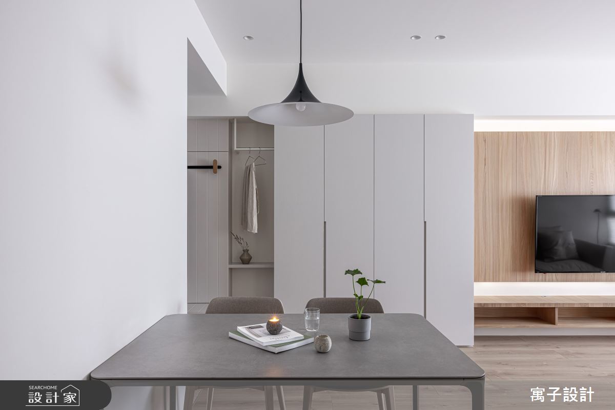 25坪新成屋(5年以下)＿北歐風玄關餐廳案例圖片＿寓子設計＿寓子_一如往常之6