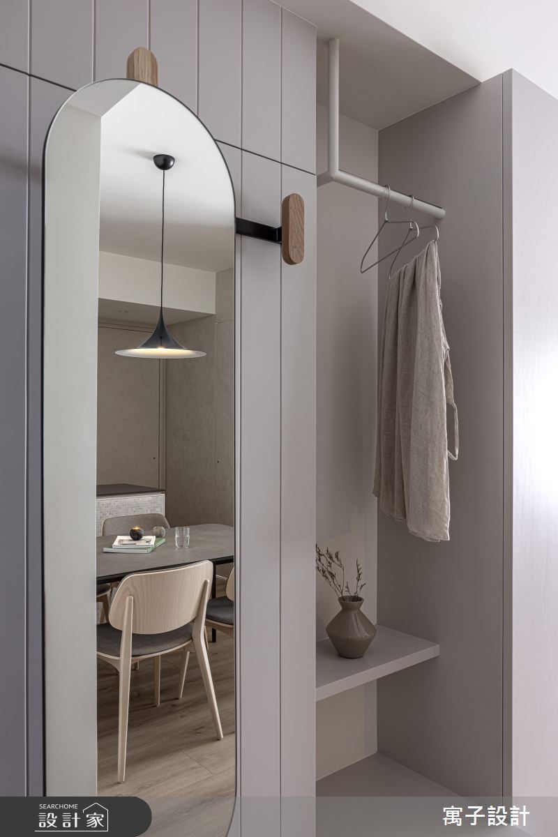 25坪新成屋(5年以下)＿北歐風玄關案例圖片＿寓子設計＿寓子_一如往常之1