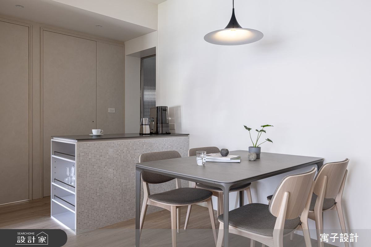 25坪新成屋(5年以下)＿北歐風餐廳案例圖片＿寓子設計＿寓子_一如往常之8