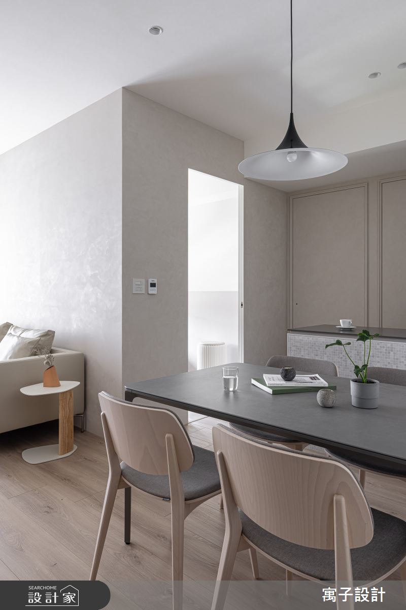 25坪新成屋(5年以下)＿北歐風客廳餐廳案例圖片＿寓子設計＿寓子_一如往常之10