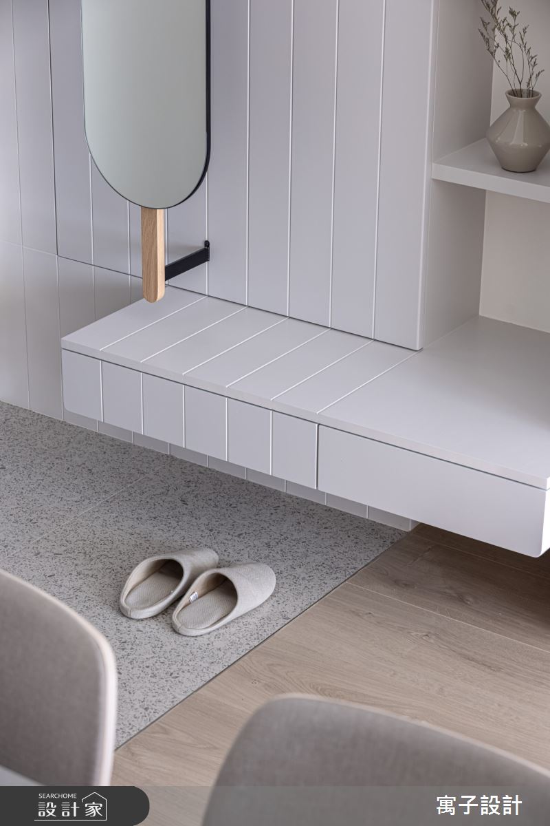 25坪新成屋(5年以下)＿北歐風玄關案例圖片＿寓子設計＿寓子_一如往常之3