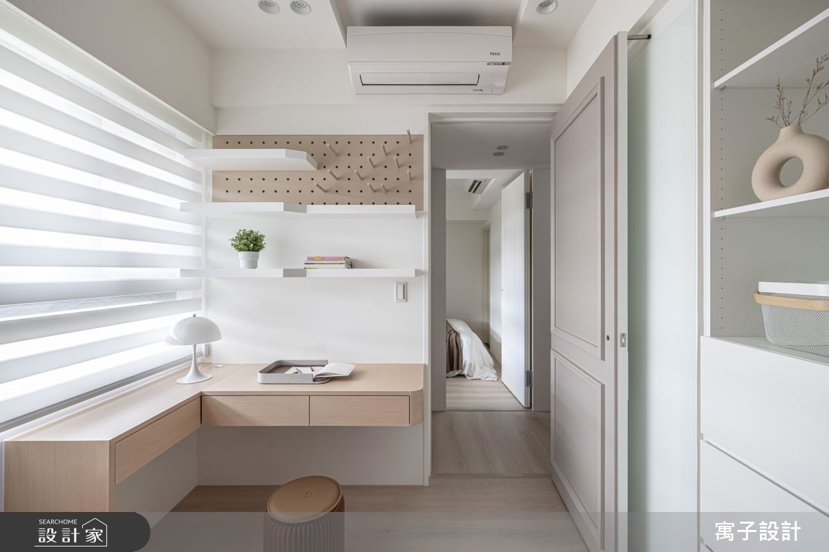 20坪新成屋(5年以下)＿北歐風臥室案例圖片＿寓子設計＿寓子_蒔蒔午後之13