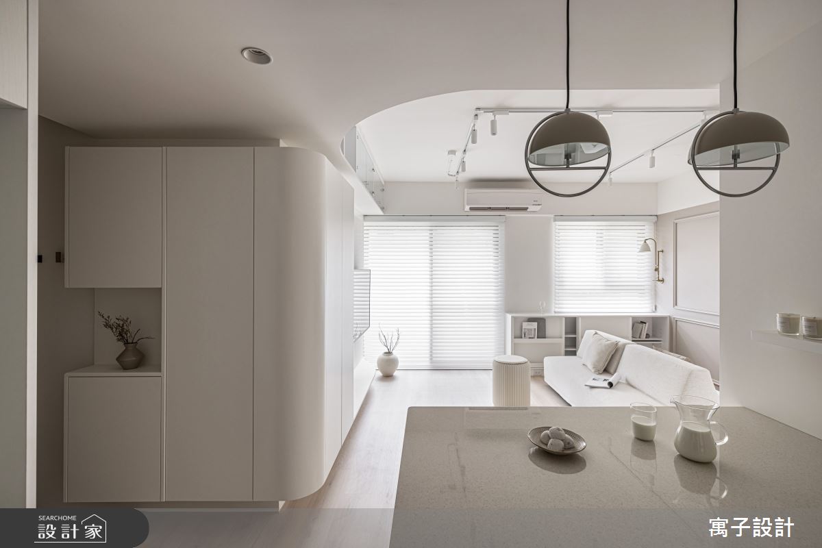 20坪新成屋(5年以下)＿北歐風客廳餐廳案例圖片＿寓子設計＿寓子_蒔蒔午後之3