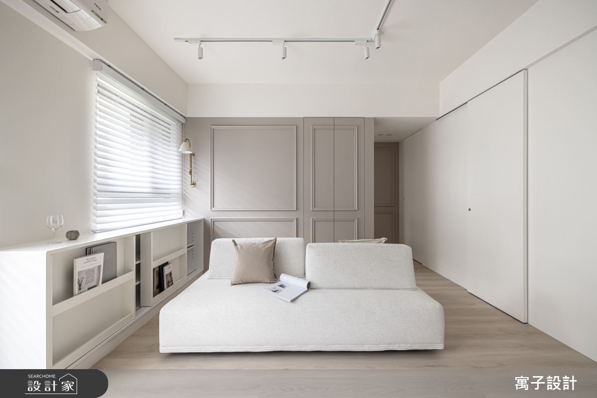 20坪新成屋(5年以下)＿北歐風客廳案例圖片＿寓子設計＿寓子_蒔蒔午後之8