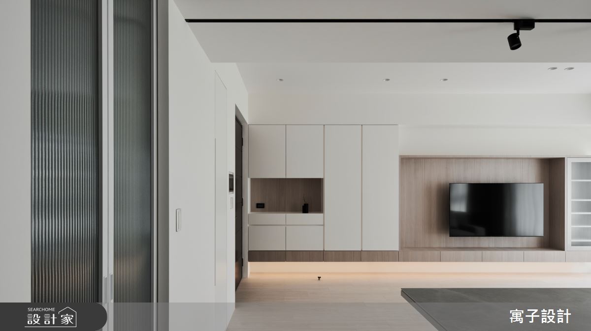 28坪新成屋(5年以下)＿北歐風客廳案例圖片＿寓子設計＿寓子_無序之1