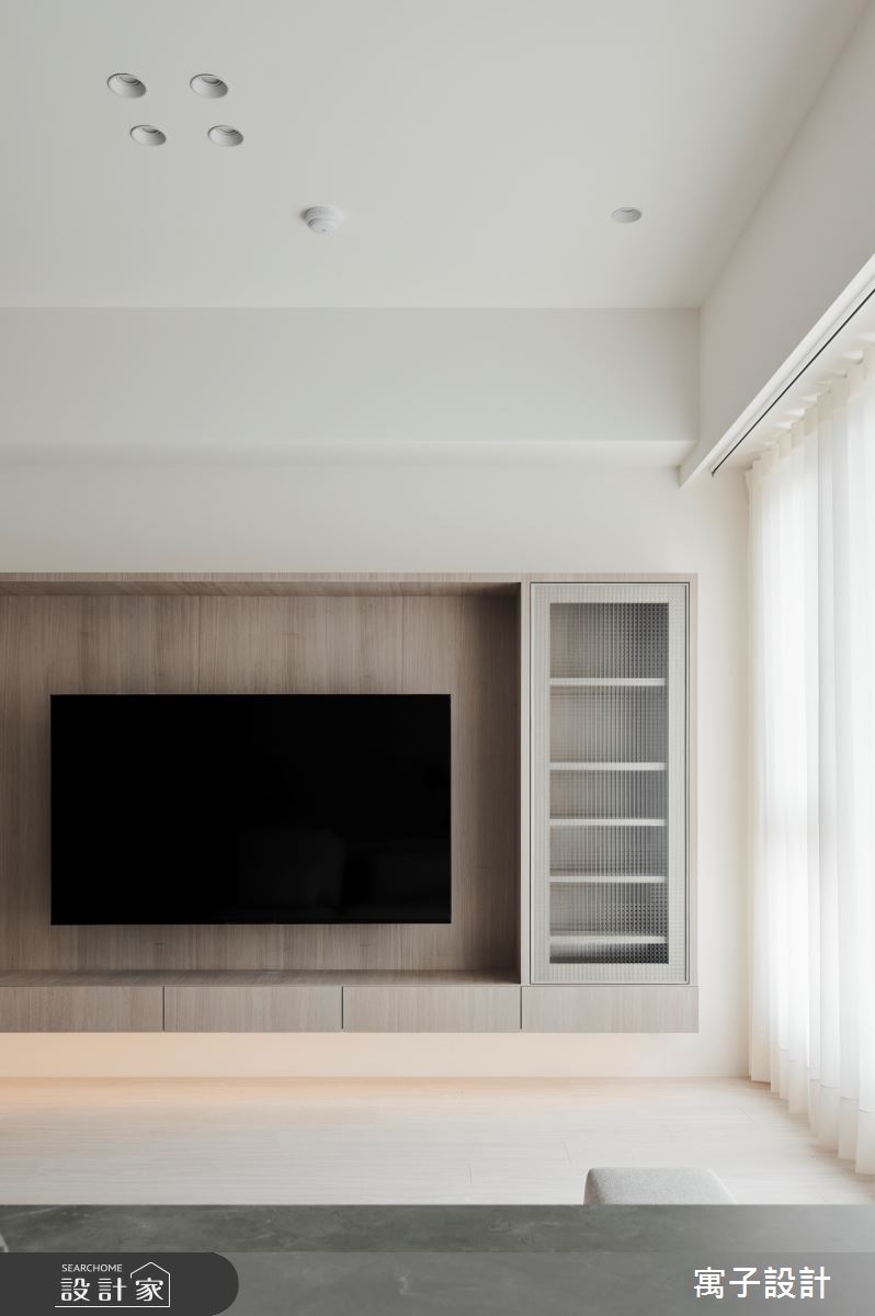 28坪新成屋(5年以下)＿北歐風客廳案例圖片＿寓子設計＿寓子_無序之4