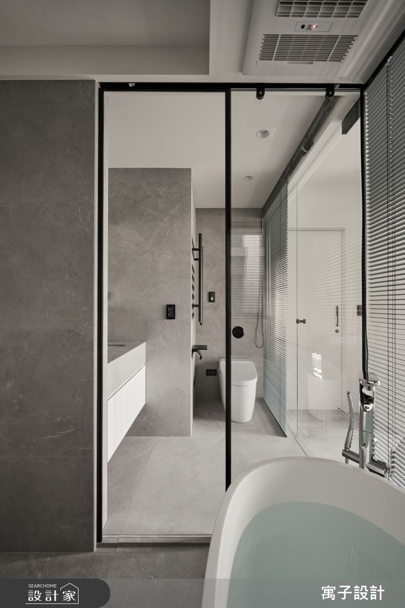 28坪新成屋(5年以下)＿北歐風浴室案例圖片＿寓子設計＿寓子_無序之17