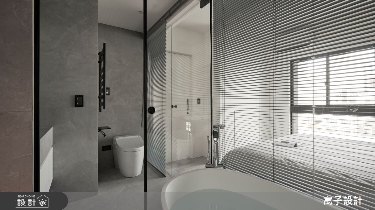 28坪新成屋(5年以下)＿北歐風臥室浴室案例圖片＿寓子設計＿寓子_無序之16